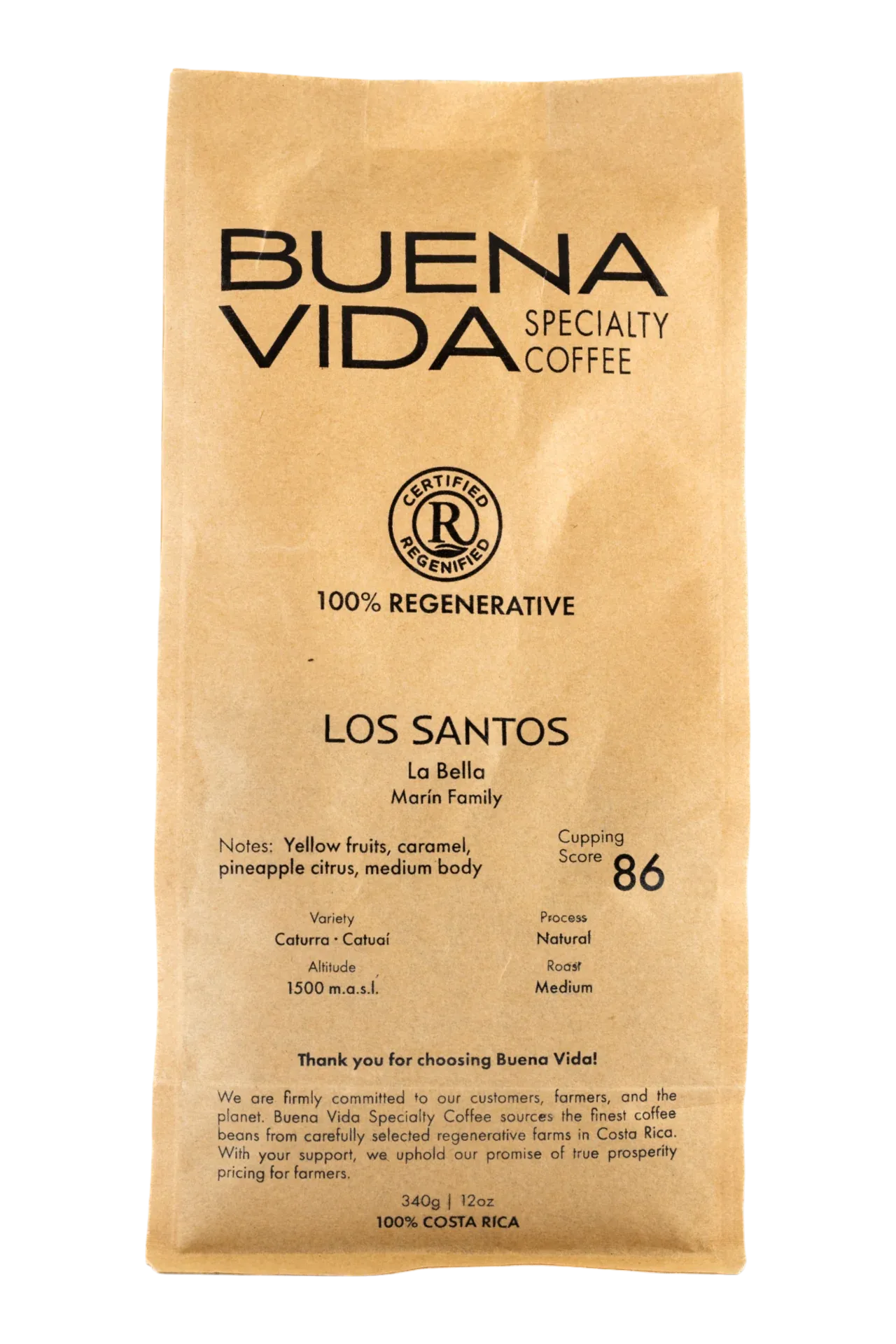 La Bella Natural regenerative specialty coffee
