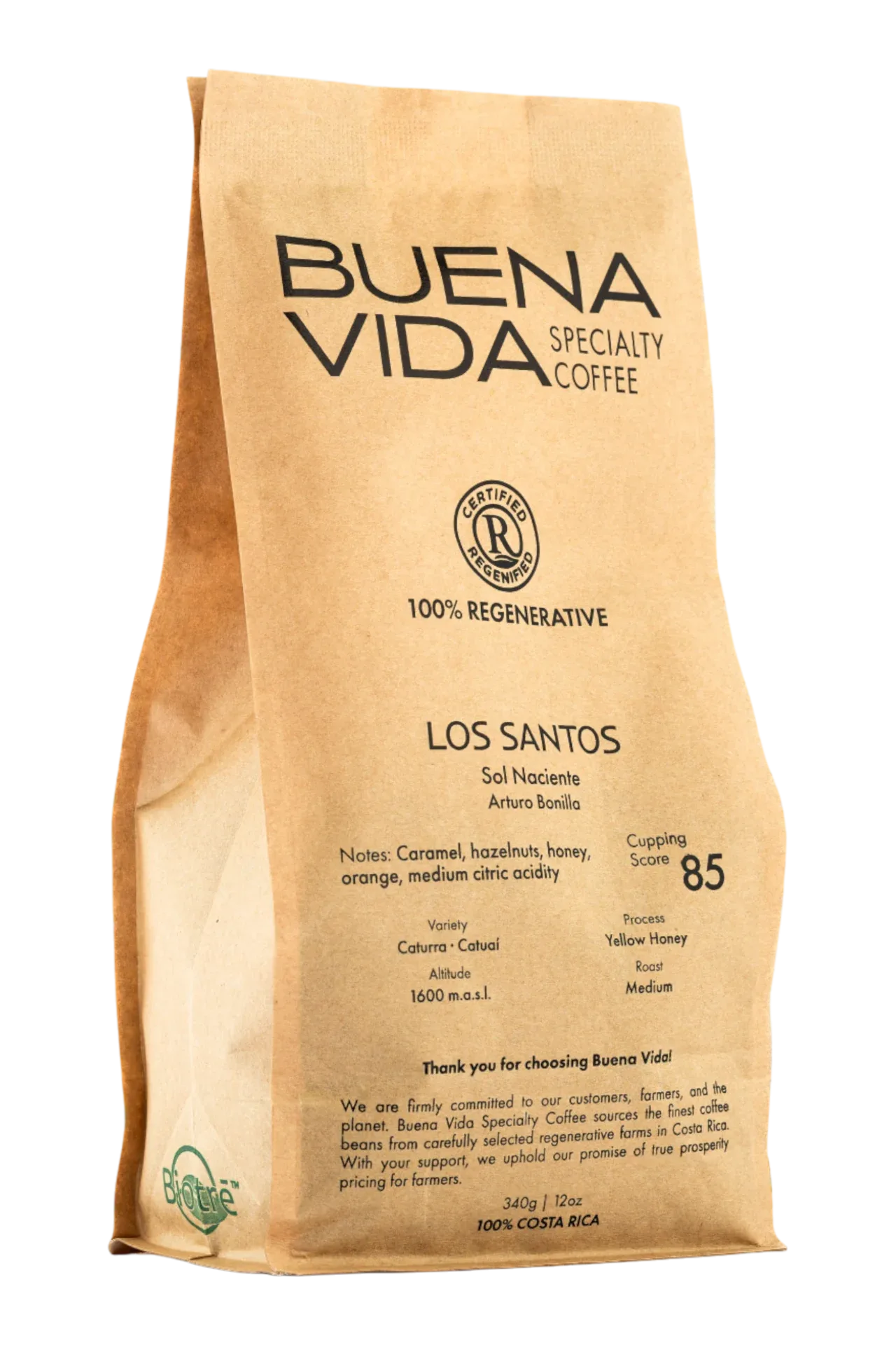 Sol Naciente Yellow Honey regenerative specialty coffee