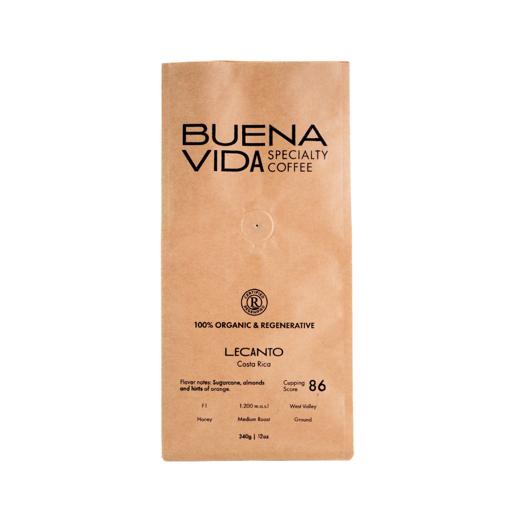 Buena Vida Lecanto Specialty coffee organic regenerative 12 oz ground