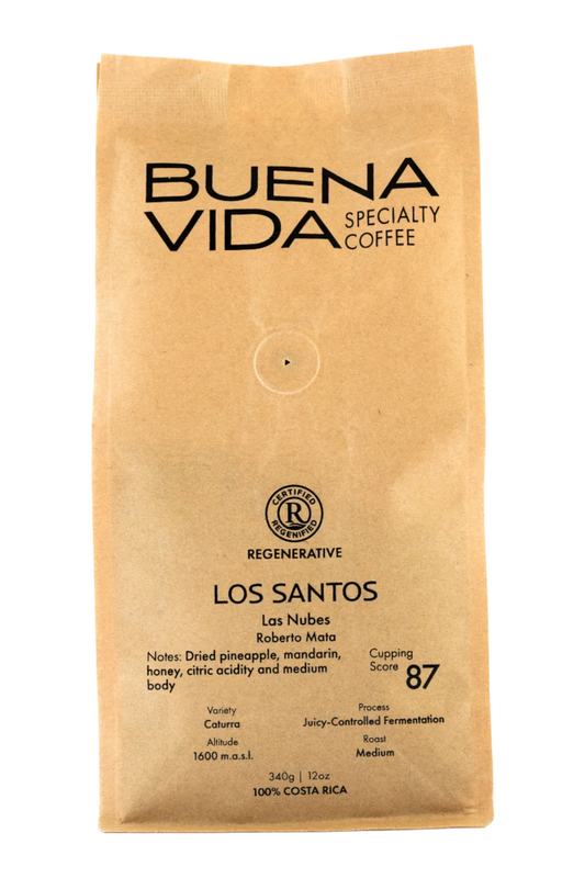 Las Nubes Juicy Controlled Fermentation regenerative specialty coffee
